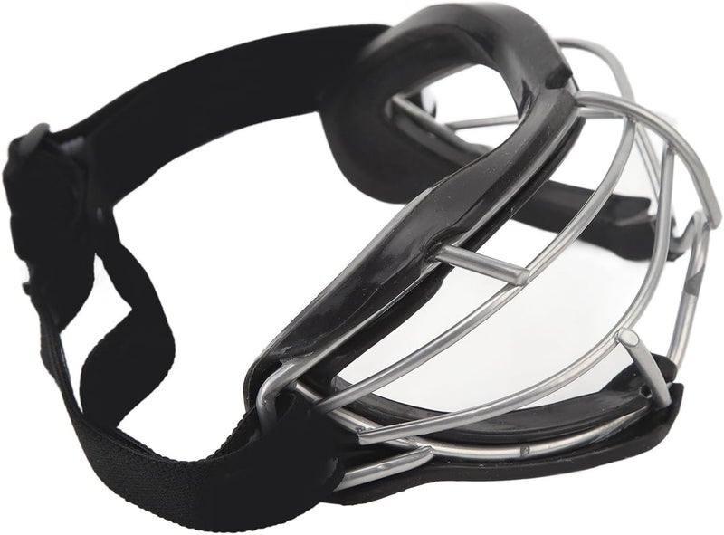 SASKATE Lacrosse Goggles, Silicone Ferroalloy Anti Slip Texture Hockey Goggle for Training - Image 2
